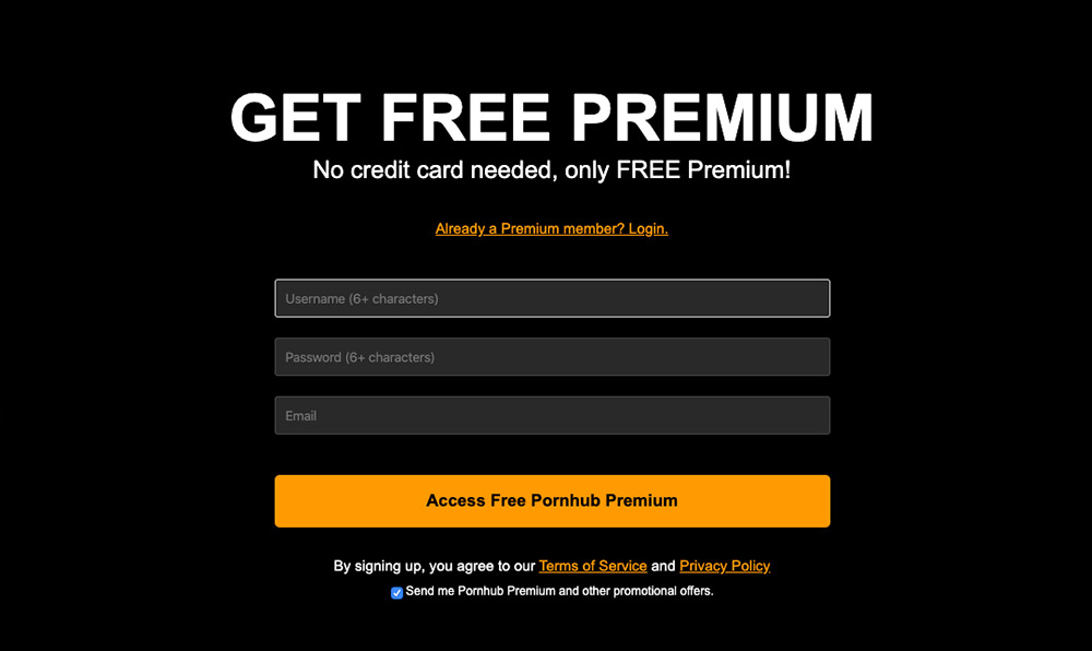 Pornhub premium free