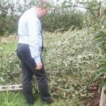 Καλλιέργειες που επλήγησαν από τις έντονες βροχοπτώσεις επισκέφτηκε σήμερα ο Αντιπεριφερειάρχης Καστοριάς  Σωτήρης Αδαμόπουλος
