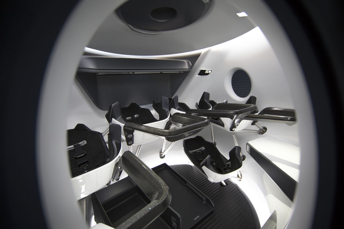 spacex crew dragon interior