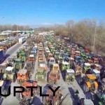 Εντυπωσιακές εικόνες από τα μπλόκα με drone-Που έχουν κλείσει τους δρόμους οι αγρότες