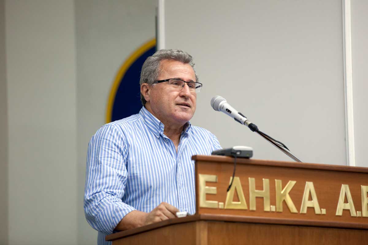 Ο Οικονομικός τεχνοκράτης της Ελληνικής Ομοσπονδίας Γούνας κ. Νίκος Ρίζος