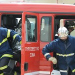 Φωτιά σε διώροφο λεωφορείο του ΚΤΕΛ Καστοριάς στην Εγνατία – Καλά στην υγεία τους οι επιβάτες