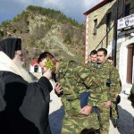 Γράμμος: Αγιασμός στο φυλάκιο Τριλόφου στα ελληνοαλβανικά σύνορα