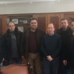 Εθιμοτυπική επίσκεψη του νέου Διοικητικού  Συμβούλιο της Ένωσης Συνοριακών Φυλάκων Καστοριάς στον Αντιπεριφερειάρχη Καστοριάς.