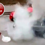 Νέο video – από τη φωτιά στο αυτοκίνητο του Τάκη Πετρόπουλου
