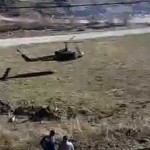 Άφιξη Πάνου Καμμένου και Αρχηγού ΓΕΣ με ελικόπτερα στον Γράμμο