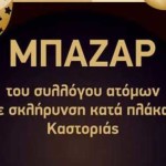 Μπαζάρ του Συλλόγου Ατόμων με Σκλήρυνση κατά Πλάκας σε Καστοριά και Άργος Ορεστικό