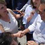 Με τον Αλέξη Τσίπρα στον Βόλο η Ολυμπία Τελιγιορίδου