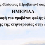 ΗΜΕΡΙΔΑ – “Η εκτροφή προβάτου φυλής Φλώρινας ως μοχλός ανάπτυξης της κτηνοτροφίας στην Δυτική Μακεδονία”