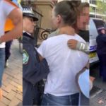 Αφήστε τη μαμά μου! – Βίντεο που εξοργίζει: Αστυνομικοί συλλαμβάνουν μητέρα που διαμαρτύρεται για το lockdown μπροστά στο παιδάκι της που πλαντάζει στο κλάμα τρομοκρατημένο