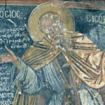 Ο αββάς Σισώης (+ 6 Ιουλίου) μπροστά στον τάφο του Μεγάλου Αλεξάνδρου – Αγιογραφίες στην Καστοριά