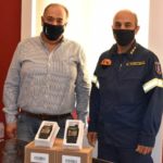Δωρεά 30 φορητών πομποδεκτών στην Πυροσβεστική Υπηρεσία Καστοριάς από τον Δήμο Άργους Ορεστικού