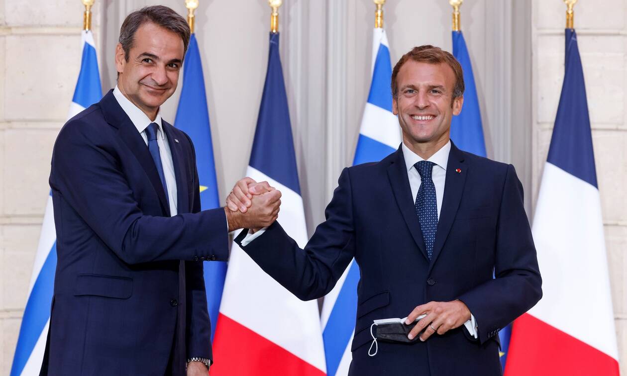 mitsotakis-macron-amyntiki-symfwnia