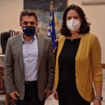 Συνάντηση Ζήση Τζηκαλάγια με την Υπουργό Παιδείας