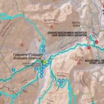 Χάρτης των ορειβατικών και πεζοπορικών διαδρομών Γράμμου