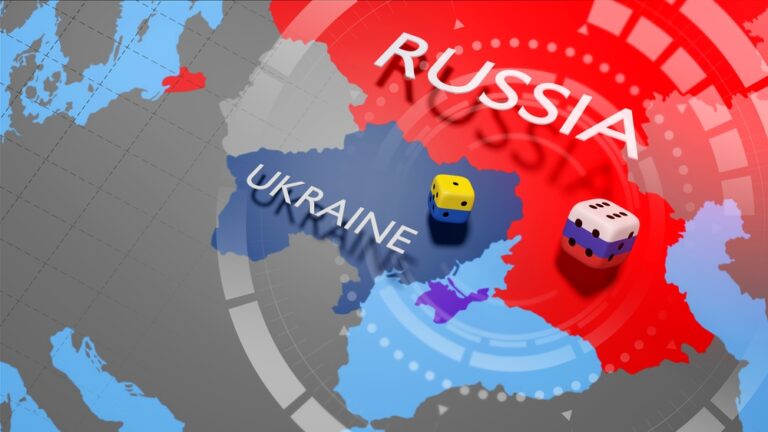 Ukraine,Crisis,Map.,Ukraine,And,Russia,Military,Conflict.,Geopolitical,Concept.