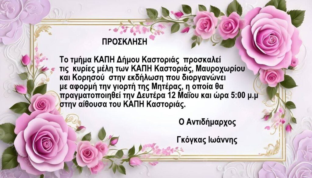ΠΡΟΣΚΛΗΣΗ ΜΕΛΩΝ 2025