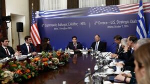 Γ. Γεραπετρίτης: Κομβικός ο ρόλος της Ελλάδας σε ενέργεια και άμυνα - Μ. Ρούμπιο: Σπουδαίος και σταθερός σύμμαχος στο ΝΑΤΟ η Ελλάδα